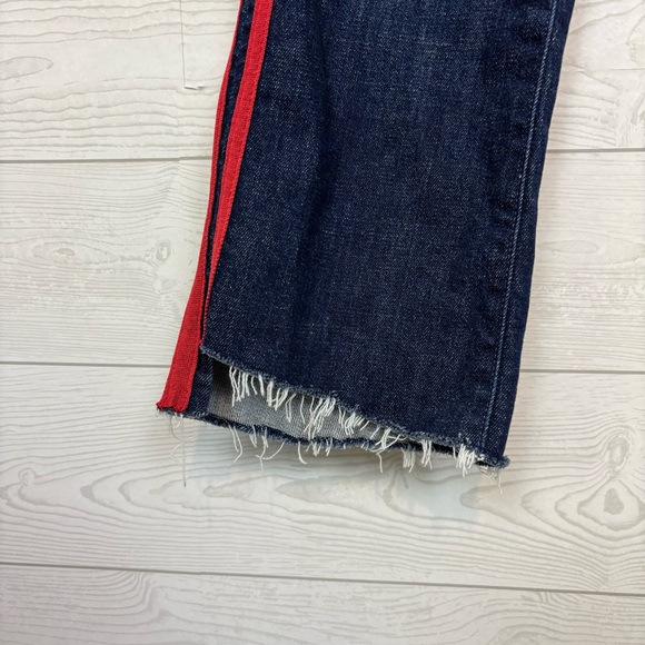 MOTHER Insider Crop Step Fray Speed Racer Jeans Size 29 - Picture 5 of 14